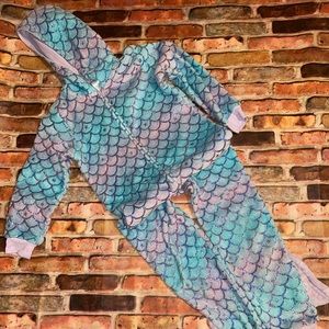 Girls onesie mermaid pajamas